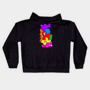 Blob Monnsters Kids Hoodie